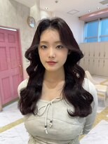 リー 梅田(Lee)&nbsp;ブリーチをやめていく過程でも可愛く！ボルドカラー！