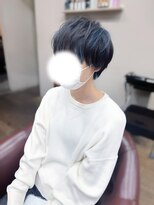 ハピネス 王寺店(Happiness)&nbsp;メンズライク アッシュカラー ローライト マッシュショート