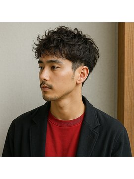 スープレックス ヘアーデザイン(SOUPREX HAIR DESIGN) 大人メンズツーブロックニュアンスパーマ 20代 30代 40代 50代