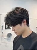 ニュアンスフェザーパーマセンターパートツーブロック名古屋栄