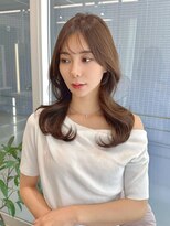 アール ヘアー デザイン(r hair design)&nbsp;ゆるふわロングベージュカラーブリーチしない透明感カラー
