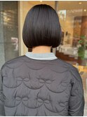【feliceMICHI 別曽 遥也】ダークブラウン ボブ 顔周りカット
