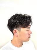 30代40代◎毛流れショートパーマ×大人リバース