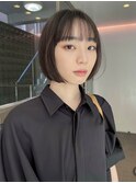 暗めカラー/韓国風巻き/レイヤーカット/髪質改善/縮毛矯正/銀座