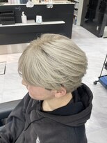 リード 渋谷店(REEED)&nbsp;《メンズブリーチカラー》ホワイトベージュ