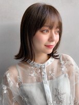 リヤン 表参道(lyann) 前髪斜めバングサイドバング小顔カットくびれヘアセミディ