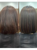 シェアする美容室 結び 結びの縮毛矯正で扱いやすいサラツヤな髪へ★