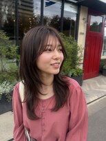 クシェル バイ リリア(kuschel by LILIA.)&nbsp;艶ブラウンの顔まわりロング