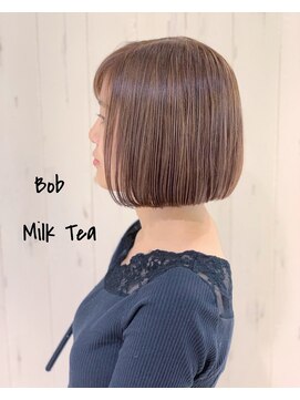 ラ ブランシュ 大宮(La Blanche) ☆ミルクティーベージュ×ボブ☆La Blanche ☆
