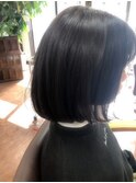 内巻きボブスタイル