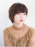 ゆるショート　オレンジブラウン