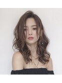 【THiRD】厚めバングローライトロングカール