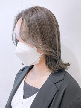 アイティー バイ アルバム 中野店(IT by ALBUM) オリーブベージュボブ_ミニウルフテラコッタ_ba32906