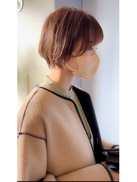 ロンド パルティール 大宮(Lond partir) 【石田勇士郎】インナーカラー髪質改善厚めバングスリークボブ