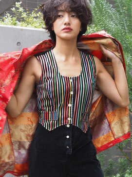 リブロ 三軒茶屋(LIBRO) ファンキー×くせ毛風ショートパーマ