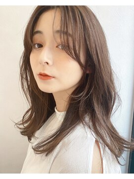 ノラ ギンザ(NORA GINZA) 【高橋】20代30代　顔まわりレイヤー　顔わまりカット　後れ毛