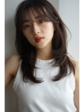 エインアンリー 明治神宮前(AIN.ANLY.) ★黒髪クラゲヘアーオリーブグレー小顔ココアベージュ韓国ヘア