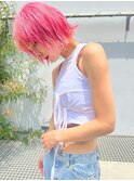 【ROJITHA原宿表参道】ピンク×ショート