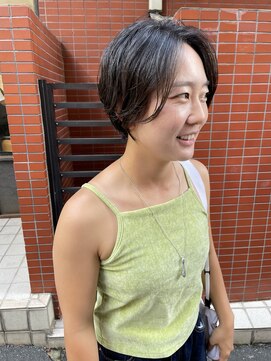 カウチ 板橋本町店(kauti) ゆるパーマショートボブ