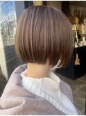 orsohair x ミニボブ ナチュラルベージュ