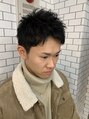 理容ハンサム 戸田公園店&nbsp;癖毛を活かしながら、毛束がランダムに動くようにカットしました