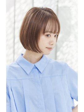 ミチオ ノザワ ヘアサロン ギンザ(Michio Nozawa HAIR SALON Ginza) 横顔美人★ニュアンスカラー★ぱつっとボブ★小顔バング★