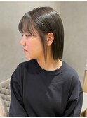 ぱっつんボブ/ストレート/セミショート