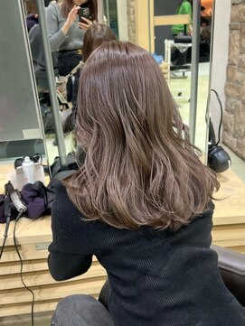 ゼスト 吉祥寺店(ZEST) 【籠倉】ブリーチなしダブルカラーマロンべグレージュ/吉祥寺