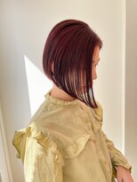 ツナグ(tsunagu) ブリーチなしダブルカラーのレッド