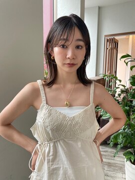 アンバー 池袋(amber) 切りっぱなしボブ/美髪/ピンクブラウン[池袋駅]