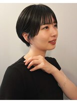 サンプラス(san+)&nbsp;【柏原良亮】丸みショート×シアブラック