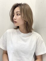 ウェイズトウキョウ 新宿店(Ways TOKYO)&nbsp;グレージュカラー　レイヤーカット　くびれボブ