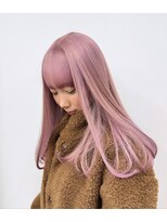 ニコ トウキョウ 渋谷(nico TOKYO)&nbsp;ホワイトピンク/髪質改善/ダブルカラー/ケアブリーチ/10代20代