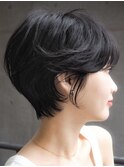 大人キレイなくびれレイヤーショート/20代30代40代