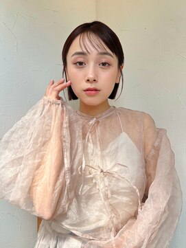 レガロ(REGALO RESORT) SAIMA/切りっぱなしボブ/ツヤ髪/シースルーバング/