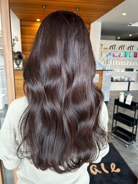 ビーグレイスヒロミ(be Grace HIROMI) 髪質改善つやうるカラー×20代重めふわふわヘア