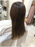 ツヤツヤベージュグラデーション