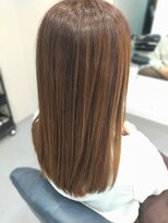 リノ(Lino)&nbsp;ツヤストレート/ベージュカラー