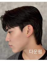 エイル 北堀江(Eir)&nbsp;ダウンパーマ  シースルー　ナチュラル　韓国アイドル　現地