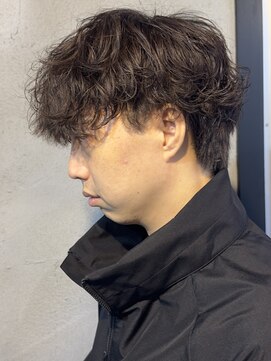 ニアウ 高崎店(Niau) シャドウパーマメンズパーマメンズマッシュ群馬高崎韓国風眉毛