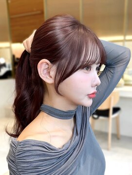 アマトウキョウ アユンチェ(AMA TOKYO×AYUNCHE) 韓国スタイル/ナチュラルくびれヘア_くびれ巻き_レイヤーカット