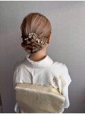 【着付け＋ヘアセット】自由が丘/自由が丘駅/ヘアセット/早朝