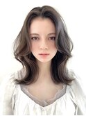 くびれミディココアベージュグレージュカラー韓国風20代30代銀座