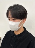 センターパート/ニュアンスパーマ/韓国/フェーザーパーマ/眉毛