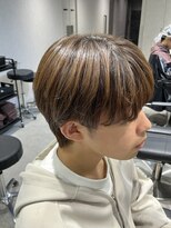 テクト バイアッシュ 吉祥寺店(Tect by Ash)&nbsp;ツーブロック襟足残しラウンドマッシュナチュラル曲がる縮毛矯正