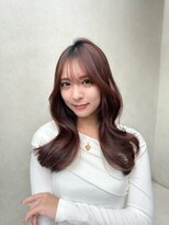 【ロングヘア　韓国ヘア　前髪あり　#32】#渋谷駅#韓国#髪質改善