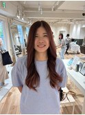 ピンクブラウン8.23くびれヘア