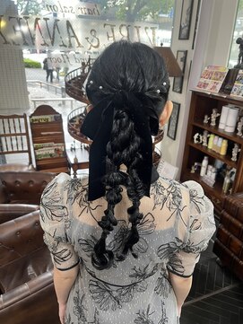 バイブアンドアネックス(VIBE & ANNEX) ツイン編み下ろし