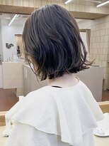 パークレーン アイス イヴェン(park lane ICI yeven)&nbsp;ブリーチなしショートボブレイヤーミディアム春カラー初カラー