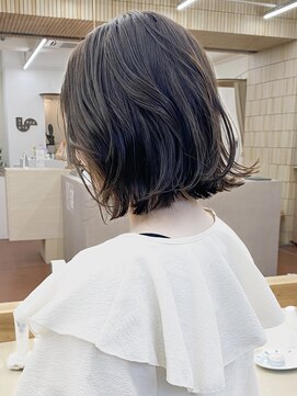 パークレーン アイス イヴェン(park lane ICI yeven) ブリーチなしショートボブレイヤーミディアム春カラー初カラー